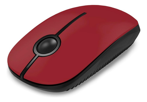 Mouse Vssoplor 2.4g Inalambrico/negro Y Rojo