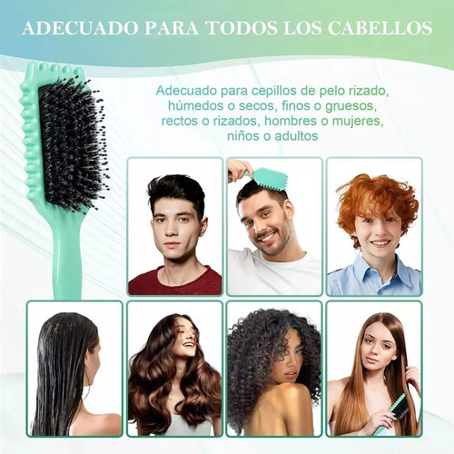 Pincel Bounce Curl Brush, Define Style Rizado Peine