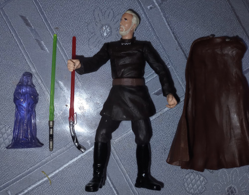 Star Wars Attack Of The Clones Count Dooku Dark Lord Hasbro (Usado)