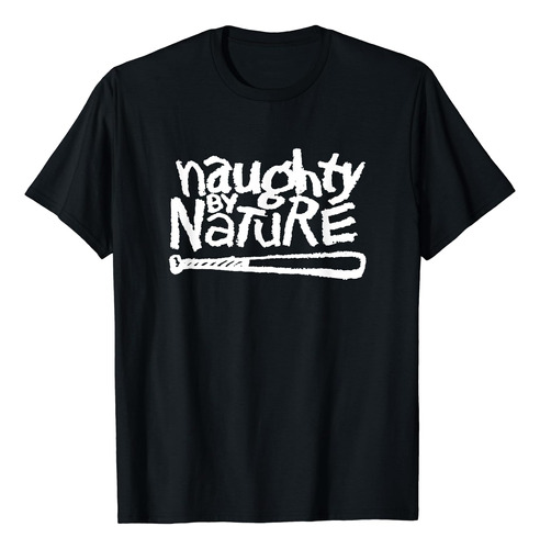 Naughty By Nature - Polera Blanca Con Logotipo Clásico