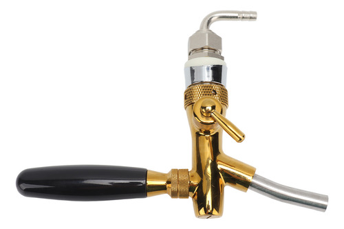 Torneira De Chope Ajustável Food Grade Golden Stainless