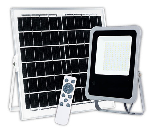 Reflector Led Tbcin Con Panel Solar Externo 50w