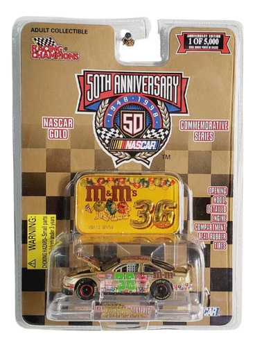 1:64 Pontiac Gran Prix  M&ms Racing Champions 50th Anniversa