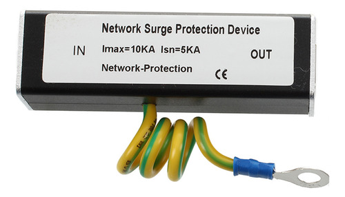 Rj45 Plug Ethernet Network Surge Protector Thunder Arrester