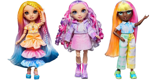 Rainbow High Color & Create Muñeca Ojos Color Marron .