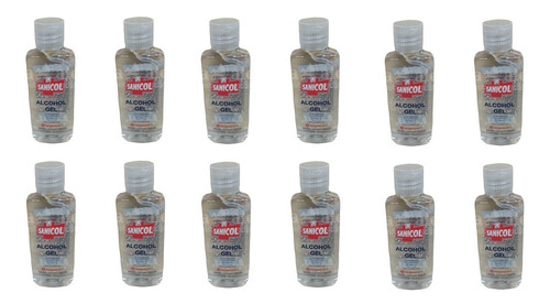 12 Unid Alcohol En Gel Sanicol Con Válvula X 65ml