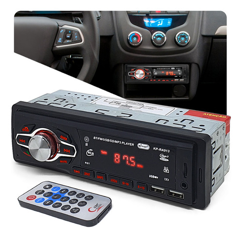 Rádio Fiesta 2003 Bluetooth Usb Cartão Sd Sincroniza Ligação