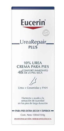 EucerinCrema Reparadora Pies 10% Urea Piel Sensible