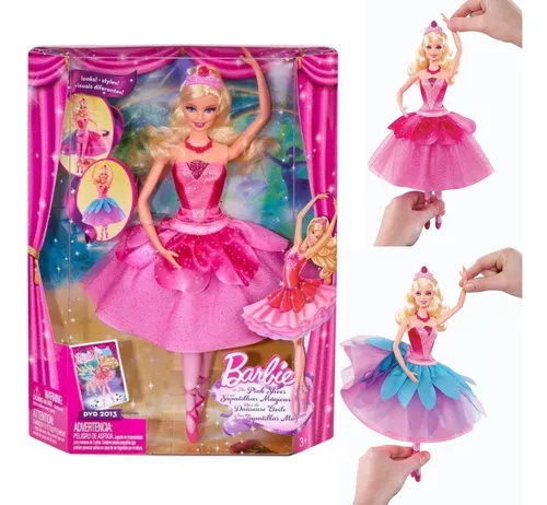 Muñeca Barbie - Zapatillas Mágicas - Barbie Bailarina Mattel