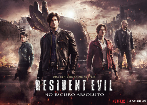 Superpôster Cinema e Séries - Resident Evil – No escuro Absoluto, de Editora Europa. Editorial Editora Europa Ltda., capa mole em português, 2021