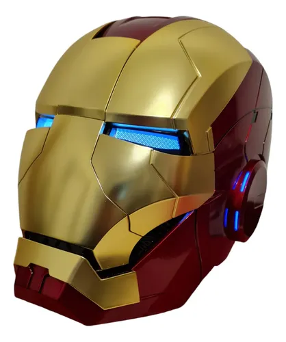 Casco Eléctrico Iron Man MK5 – Apertura Automática, Control Por Voz Y Tacto – Réplica Para Fans De Marvel