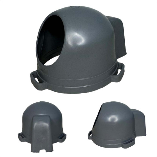 Protetor Antifurto De Camera Dome Acoplamento Profissional Cor Cinza