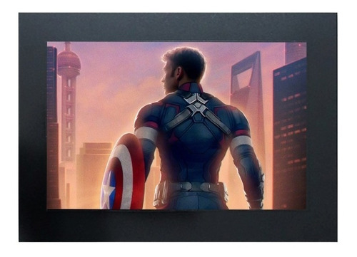 Cuadro De  Avengers Endgame Capitan America