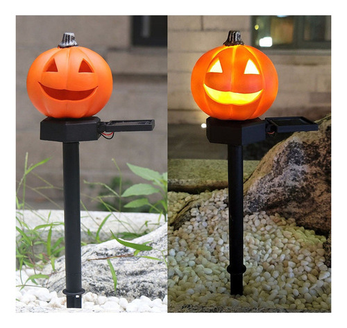 - 2024 Lámpara De Estaca Ceped Led Halloween, 2 Piezas