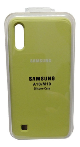 Forro Estuche  Samsung A10  | M10 Silicon Gamuzado 