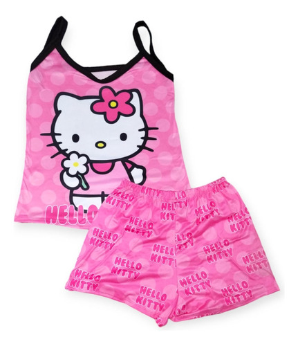 Hermosa Pijama Juvenil De Hello Kitty Kawaii