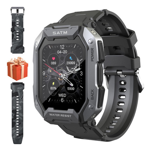 Relojes Inteligentes Para Hombre, 5atm/ip69k, Impermeable, .