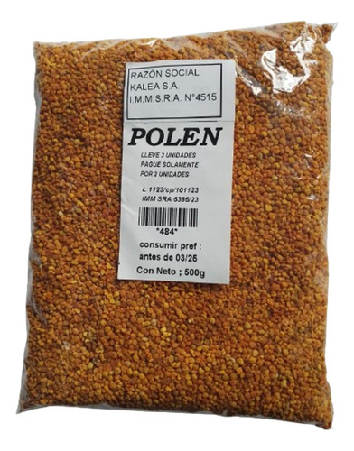 Polen 500gr. Compre 3 Unid. Pague 2.