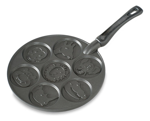 Molde Para Panqueques Nordic Ware Zoo Friends, Color Negro