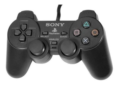 Control Dualshock 2 Playstation 2 Negro - Ps2 Sony