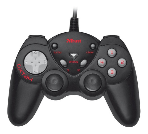 Control Joystick Trust Runa Pc 2mts Black