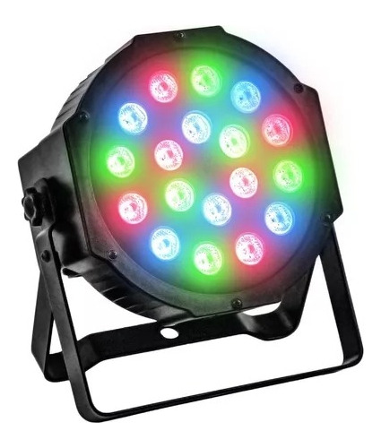 Tacho Led Luz Protón 18 Led Rgb Profesional Efectos