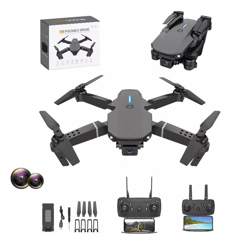 Dron Fpv Con Cámara 4k Wifi Profesional +2batería Recargable