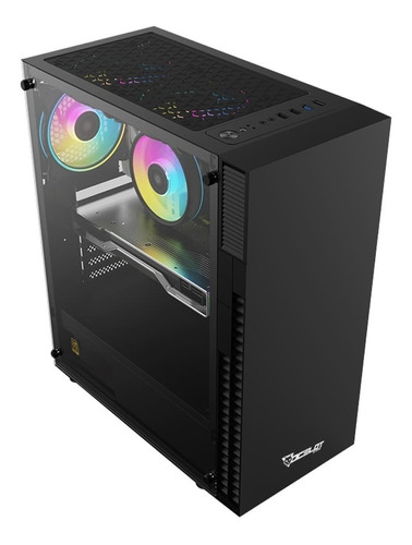 Ocelot Gaming Og-c E4 Gabinete Atx Panel De Cristal Templado Color Negro