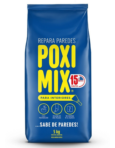 Poximix Interior - Repara Fisuras Grietas 5 Kg