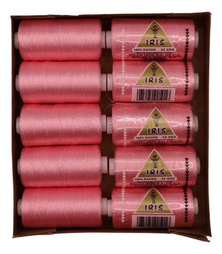 Caja Seda Amarilla Hilosiris (caja Con 10 Tubos De 25gr C/u) 903