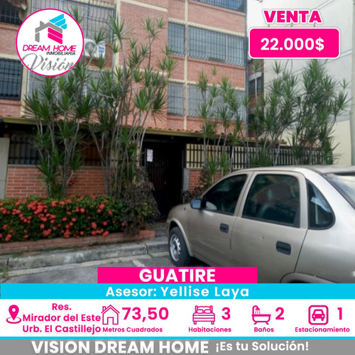 Venta De Apartamento, Ubicado En El Conjunto Residencial Mirador Del Este, Urb. El Castillejo, Guatire/edo. Miranda