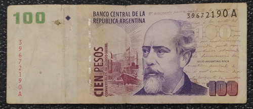 Billete 100 Pesos Convertibles Serie A Bottero 3702 Oferta