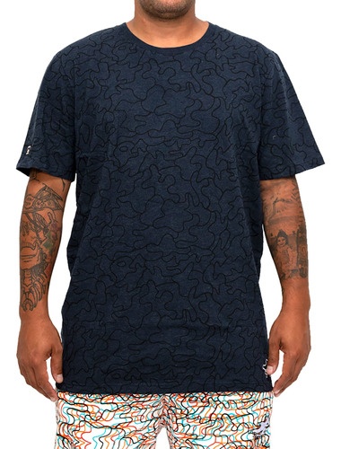 Polera Gangsta Puzzle Dark Navy Fp