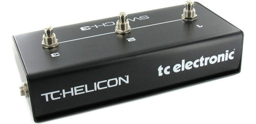 Control Pedal Con 3 Selectores Tc Electronic Switch-3 Color Negro