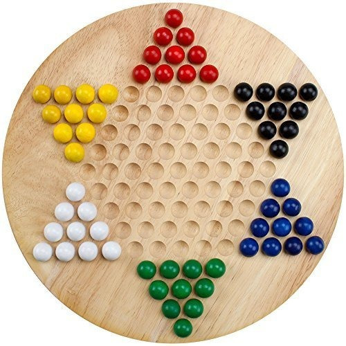 Brybelly Chinese Checkers Juego Set Con 11.5 En Eqe2t