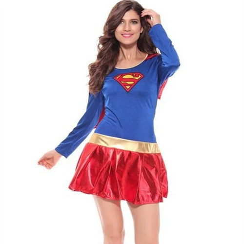 Disfraz De Halloween La Superchica Para Mujer.