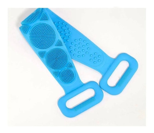 Imagen 6 de 9 de Esponja Silicona Baño Masaje Exfoliante Cepillo Espalda