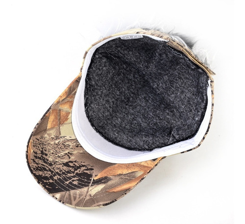 Gorra De Béisbol De Pelo Falso Para Hombre, Visera Exterior