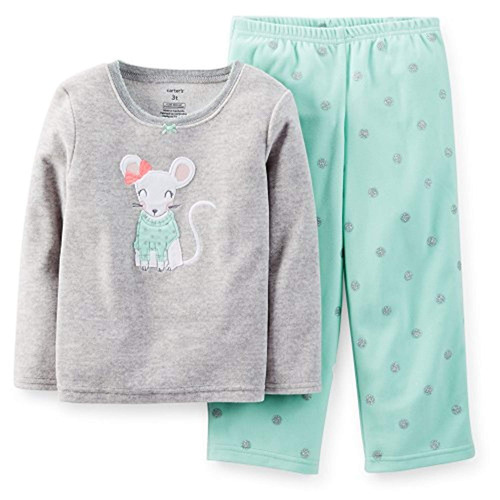 Carter S Carter Big Girls 2 Pc Micropolar Pjs Pijama Set