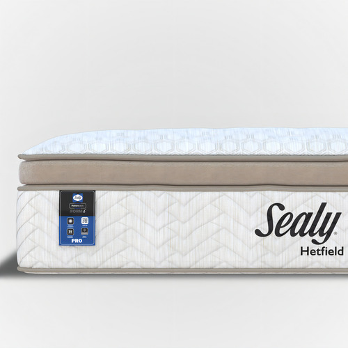 Colchón Sealy Queen Size Helfit Form | High Performance | Poliesferas | Tela Premium | Incluye 2 Almohadas Esencial Sealy Active