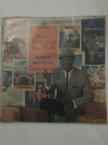 Vinilo De,nat King Cole,( A Mis Amigos)en Español,(ansiedad