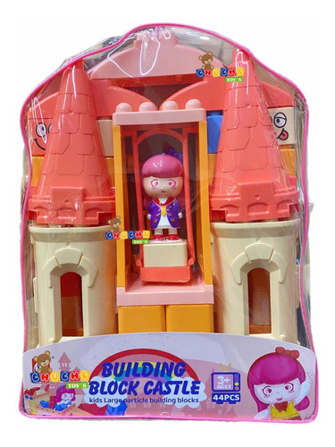 Juguete De Construcción Bolsa Bloques Castillo Princesa 44pz