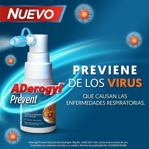 Aderogyl Prevent Enfermedades Respiratorias Solución De 20ml