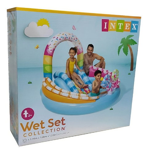Piscina inflable Candy Fun de Intex para niños, 165 l