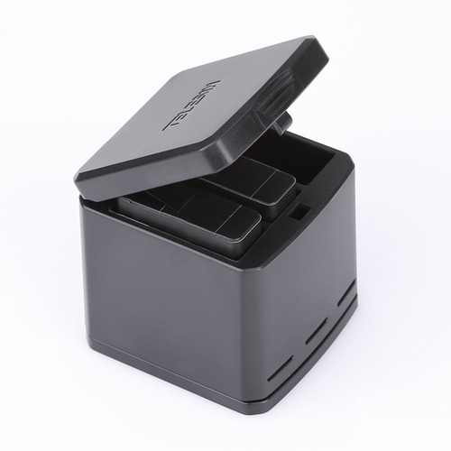 Imagen 3 de 6 de Bateria + Cargador Box Para Gopro Hero 8/7/5/6 Telesin