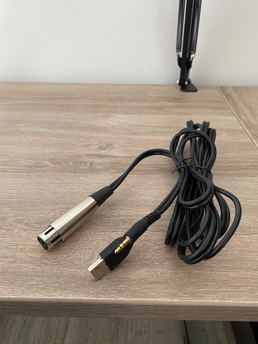 Imagen 6 de 10 de Microfono Condenser Elefir Xlr Con Brazo -echo Nuevo En Caja