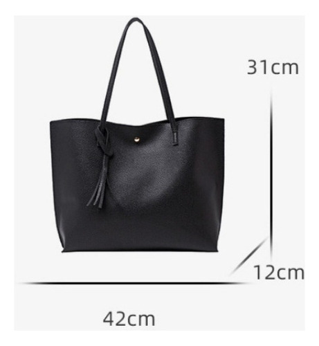 Bolso De Mano 041 Para Mujer Con Borlas Y Estampado De Lichi