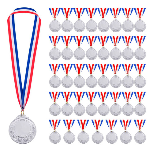 40 Medalla Deportiva Metálica C/cinta 5 Cm  Forcecl