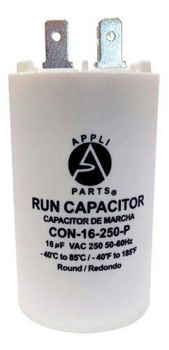 Capacitor Marcha Condensador Para Bomba De Agua 16uf 250vac