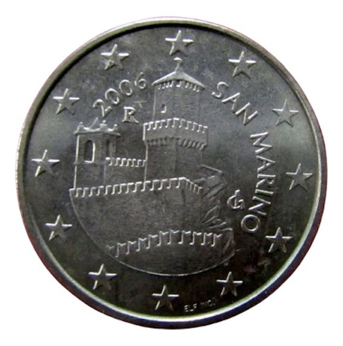 San Marino Moneda 5 Centavos Euro 2006 Unc